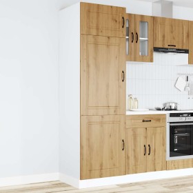 Armario de cocina Kalmar roble artesanal madera de ingeniería by , Kitchen cabinets - Ref: Foro24-853636, Price: 216,49 €, Di...