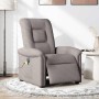 Sillón reclinable de masaje eléctrico tela gris taupe | Foro24.es | Tu tienda online para hogar, jardín y más Foro24.es