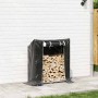 Leñero cubierta lluvia 100,5x40,5x110,5 cm acero galvanizado von , Brennholztaschen und -halter - Ref: Foro24-4104936, Preis:...