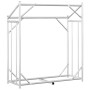 Leñero cubierta lluvia 100,5x40,5x110,5 cm acero galvanizado von , Brennholztaschen und -halter - Ref: Foro24-4104936, Preis:...