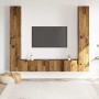 Muebles de TV de pared 6 uds madera vieja madera de ingeniería von , TV-Möbel - Ref: Foro24-3328985, Preis: 262,76 €, Rabatt: %