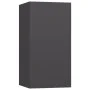 Grauer TV-Schrank aus Sperrholz, 30,5 x 30 x 60 cm von vidaXL, TV-Möbel - Ref: Foro24-803330, Preis: 35,51 €, Rabatt: %