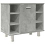 Set muebles de baño 2 piezas madera contrachapada gris hormigón von , Badezimmermöbel - Ref: Foro24-3324854, Preis: 142,40 €,...