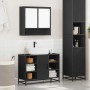 Juego de muebles de baño 2 pzas madera contrachapada negro von , Badezimmermöbel - Ref: Foro24-3300940, Preis: 155,81 €, Raba...