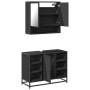 Juego de muebles de baño 2 pzas madera contrachapada negro von , Badezimmermöbel - Ref: Foro24-3300940, Preis: 155,81 €, Raba...