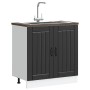 Panel para lavavajillas Lucca madera contrachapada negra von , Küchenschränke - Ref: Foro24-853688, Preis: 84,31 €, Rabatt: %