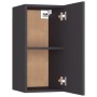 Grauer TV-Schrank aus Sperrholz, 30,5 x 30 x 60 cm von vidaXL, TV-Möbel - Ref: Foro24-803330, Preis: 35,96 €, Rabatt: %