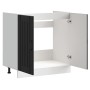 Panel para lavavajillas Lucca madera contrachapada negra von , Küchenschränke - Ref: Foro24-853688, Preis: 84,31 €, Rabatt: %