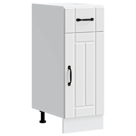 Mueble bajo de cocina Lucca madera de ingeniería blanca by , Kitchen cabinets - Ref: Foro24-853697, Price: 71,67 €, Discount: %