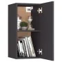 Grauer TV-Schrank aus Sperrholz, 30,5 x 30 x 60 cm von vidaXL, TV-Möbel - Ref: Foro24-803330, Preis: 35,51 €, Rabatt: %