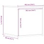 Cajón taburete madera de ingeniería madera vieja 40,5x40x40 cm von , Schubladen - Ref: Foro24-857039, Preis: 51,52 €, Rabatt: %
