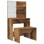 Juego de tocador con LED madera contrachapada madera vieja von , Schlafzimmerkommoden - Ref: Foro24-3329183, Preis: 135,90 €,...
