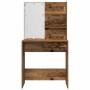 Juego de tocador con LED madera contrachapada madera vieja von , Schlafzimmerkommoden - Ref: Foro24-3329183, Preis: 135,90 €,...