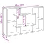 Estantería pared madera contrachapada madera vieja 85x16x52,5cm by , Closets and storage - Ref: Foro24-857013, Price: 41,27 €...