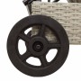 Tumbona con ruedas y cojín ratán sintético gris claro von , Liegen - Ref: Foro24-4104038, Preis: 170,04 €, Rabatt: %
