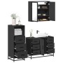 Juego de muebles de baño 3 pzas madera contrachapada negro by , Bathroom furniture - Ref: Foro24-3301020, Price: 283,52 €, Di...