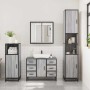 Set de muebles de baño 3 pzas madera contrachapada gris sonoma von , Badezimmermöbel - Ref: Foro24-3300963, Preis: 283,26 €, ...