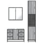 Set de muebles de baño 3 pzas madera contrachapada gris sonoma von , Badezimmermöbel - Ref: Foro24-3301083, Preis: 354,99 €, ...