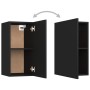 Schwarzer TV-Schrank aus Sperrholz, 30,5 x 30 x 60 cm von vidaXL, TV-Möbel - Ref: Foro24-803328, Preis: 34,18 €, Rabatt: %