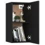 Mueble para TV de madera contrachapada negro 30,5x30x60 cm de vidaXL, Muebles TV - Ref: Foro24-803328, Precio: 33,75 €, Descu...