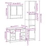 Juego de muebles de baño 3 pzas madera contrachapada negro von , Badezimmermöbel - Ref: Foro24-3301110, Preis: 338,56 €, Raba...
