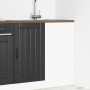 Panel para lavavajillas Lucca madera contrachapada negra de , Armarios de cocina - Ref: Foro24-854309, Precio: 91,81 €, Descu...