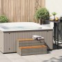 Escalón bañera hidromasaje gris 100x50x50,5 cm ratán sintético von , Pool- und Spa-Zubehör - Ref: Foro24-4103945, Preis: 131,...