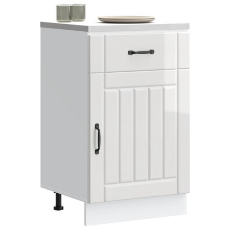 Mueble bajo de cocina Lucca blanca de alto brillo von , Küchenschränke - Ref: Foro24-853719, Preis: 100,20 €, Rabatt: %
