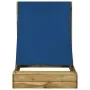 Arenero con tejado de madera de pino impregnada 160x100x133 cm de vidaXL, Cajones de arena - Ref: Foro24-3059957, Precio: 70,...