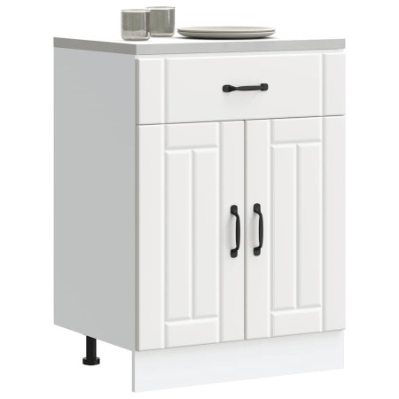 Mueble bajo de cocina Lucca madera de ingeniería blanca von , Küchenschränke - Ref: Foro24-853727, Preis: 92,17 €, Rabatt: %