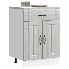 Mueble bajo de cocina Lucca madera contrachapada gris sonoma von , Küchenschränke - Ref: Foro24-853733, Preis: 90,35 €, Rabat...