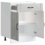 Mueble bajo de cocina Lucca madera contrachapada gris cemento von , Küchenschränke - Ref: Foro24-853731, Preis: 92,17 €, Raba...