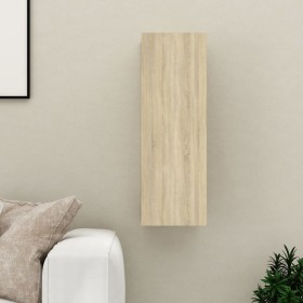 Mueble de TV madera contrachapada color roble 30,5x30x90 cm de vidaXL, Muebles TV - Ref: Foro24-803350, Precio: 49,01 €, Desc...