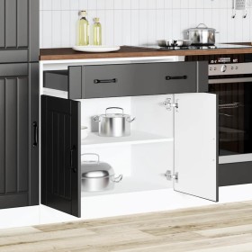 Mueble bajo de cocina Lucca madera ingeniería negra von , Küchenschränke - Ref: Foro24-853738, Preis: 96,41 €, Rabatt: %