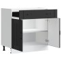 Mueble bajo de cocina Lucca madera ingeniería negra von , Küchenschränke - Ref: Foro24-853738, Preis: 96,41 €, Rabatt: %