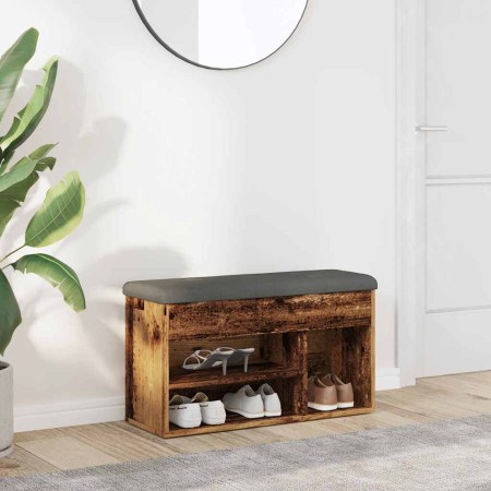 Banco zapatero madera de ingeniería madera vieja 82x32x45,5 cm von , Bänke für Hallen und Lager - Ref: Foro24-857627, Preis: ...