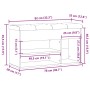 Banco zapatero madera de ingeniería madera vieja 82x32x45,5 cm von , Bänke für Hallen und Lager - Ref: Foro24-857627, Preis: ...
