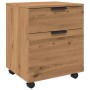 Archivador ruedas madera contrachapada roble artesanal von , Schränke und Lagerung - Ref: Foro24-856950, Preis: 60,98 €, Raba...