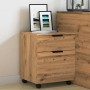 Archivador ruedas madera contrachapada roble artesanal von , Schränke und Lagerung - Ref: Foro24-856950, Preis: 60,98 €, Raba...