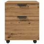 Archivador ruedas madera contrachapada roble artesanal von , Schränke und Lagerung - Ref: Foro24-856950, Preis: 60,98 €, Raba...