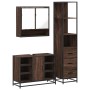 Set de muebles baño 3 pzas madera contrachapada roble marrón von , Badezimmermöbel - Ref: Foro24-3301184, Preis: 259,23 €, Ra...