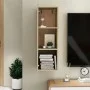 TV stand made of plywood in oak color, 30.5x30x90 cm by vidaXL, TV Furniture - Ref: Foro24-803350, Price: 48,25 €, Discount: %