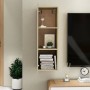 TV-Ständer aus eichenfarbenem Sperrholz 30,5x30x90 cm von vidaXL, TV-Möbel - Ref: Foro24-803350, Preis: 49,01 €, Rabatt: %