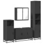Juego de muebles de baño 4 pzas madera contrachapada negro von , Badezimmermöbel - Ref: Foro24-3301190, Preis: 449,77 €, Raba...