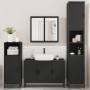 Juego de muebles de baño 4 pzas madera contrachapada negro von , Badezimmermöbel - Ref: Foro24-3301190, Preis: 449,77 €, Raba...