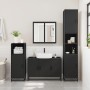 Juego de muebles de baño 4 pzas madera contrachapada negro von , Badezimmermöbel - Ref: Foro24-3301190, Preis: 449,77 €, Raba...