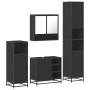 Juego de muebles de baño 4 pzas madera contrachapada negro von , Badezimmermöbel - Ref: Foro24-3301235, Preis: 381,98 €, Raba...