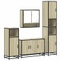 Juego de muebles de baño 4 pzas contrachapada roble sonoma von , Badezimmermöbel - Ref: Foro24-3301221, Preis: 404,71 €, Raba...