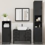 Juego de muebles de baño 4 pzas madera contrachapada negro von , Badezimmermöbel - Ref: Foro24-3301200, Preis: 465,28 €, Raba...