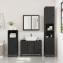 Juego de muebles de baño 4 pzas madera contrachapada negro von , Badezimmermöbel - Ref: Foro24-3301200, Preis: 465,28 €, Raba...